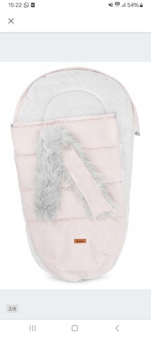 Śpiworek polarowy do wózka 100x50cm Sensillo