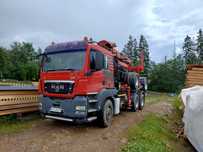 Man TGS 26 540  ROK 2009 6X6 HYDRODRIVE zestaw do drewna drzewa