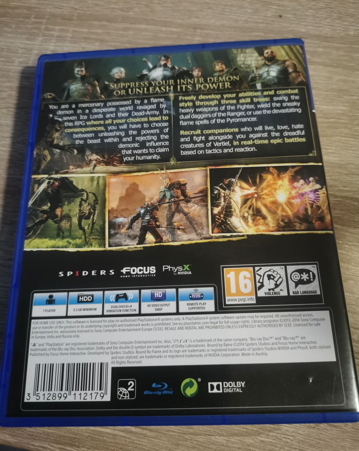 Gra ps4 bound by flame