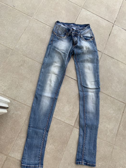 Just Cavalli jeansy cyrkonie czarna s spodnie szare rurki s