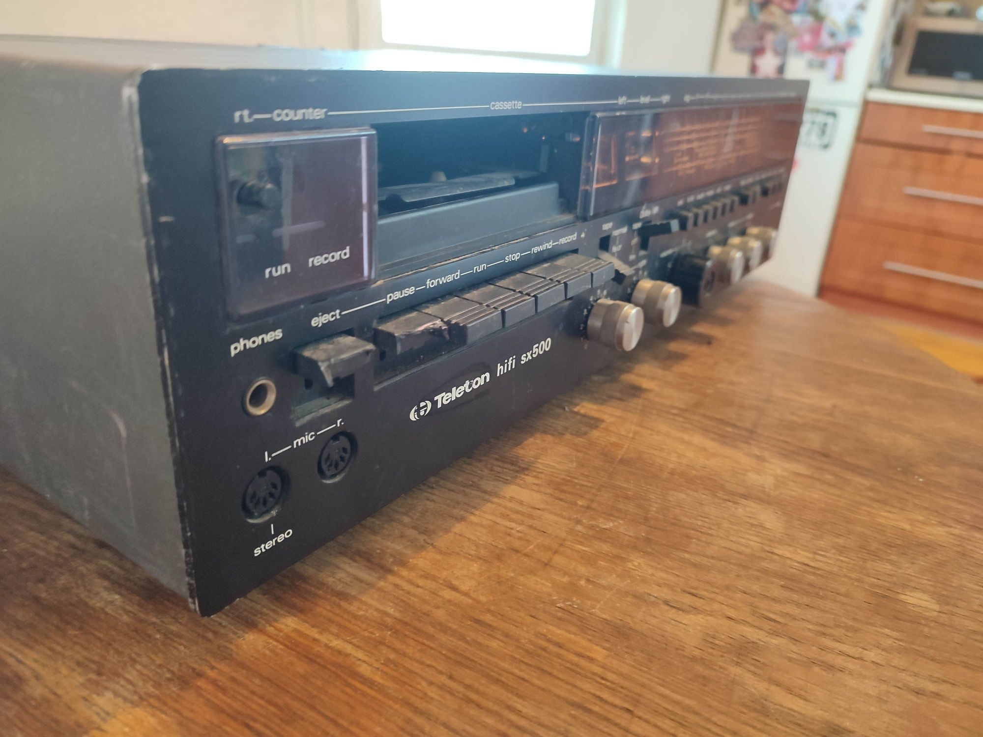 Teleton HiFi sx500 amplituner z dekiem PRL vintage Unitra