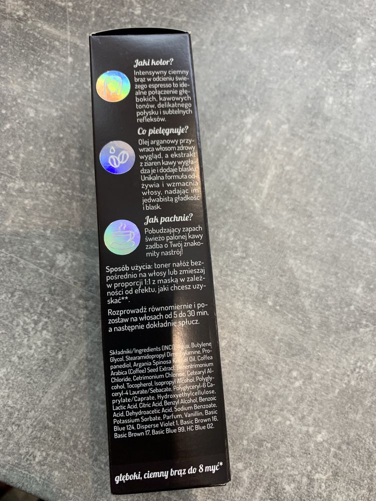 Toner only bio espresso ciemno brązowy odcień 100ml