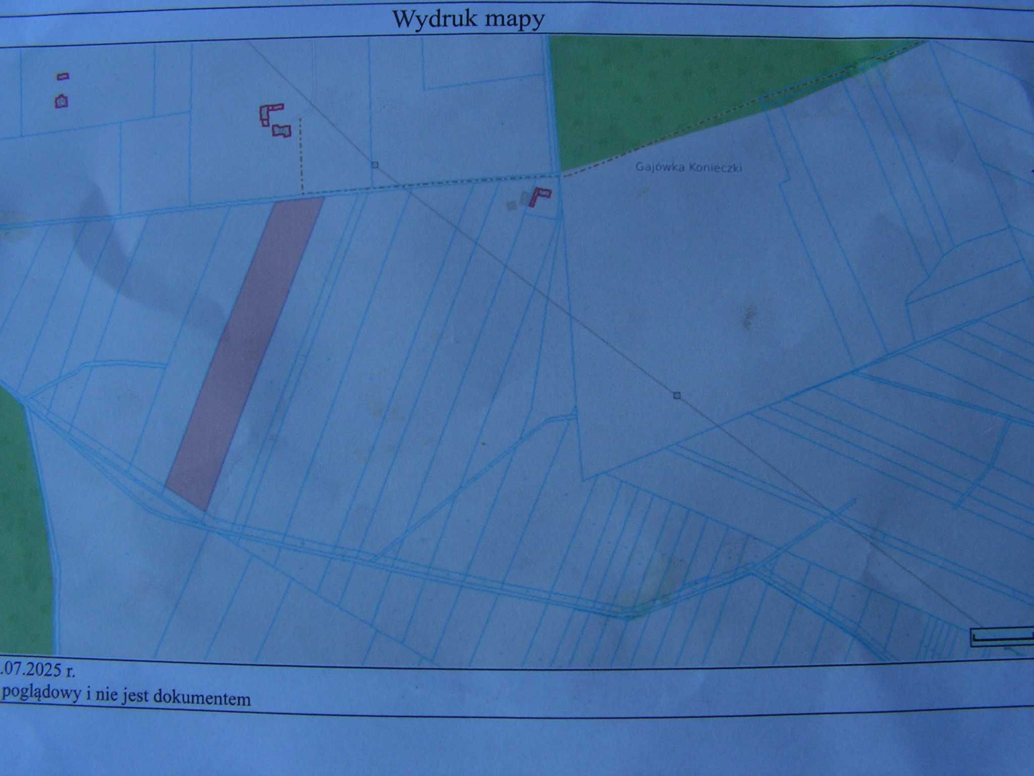 Działka budowlana 1200m2 i Rolno-budowlana 1ha