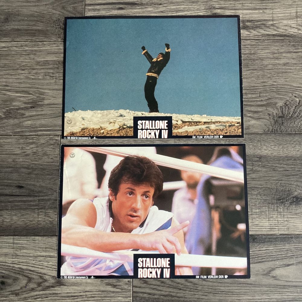 Rocky 4-Stallone-10x zdjęcia promo/karty plakatowe