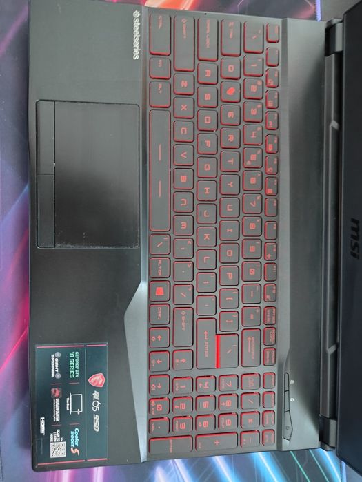 MSI GL65 9SD GTX 1660ti i7-9750H