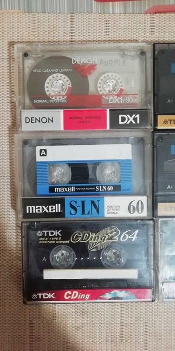 Аудиокассеты Basf, SNC, TDK, SKC, Maxell,Sony,Toshiba, Hitachi, Denon.