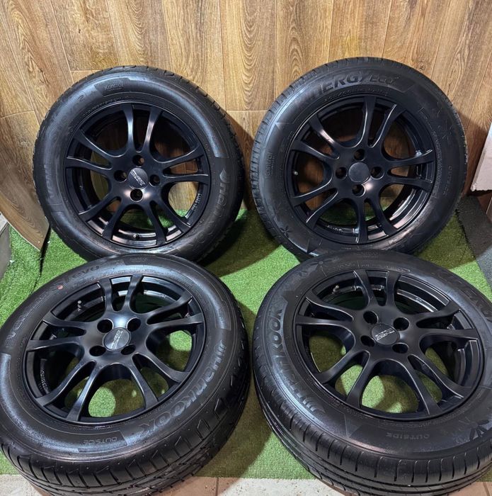 Диски Enzo R16 4x100 6,5J ET40 +шини 205/60R16 VW Mazda Kia Honda Fiat