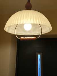 Lampa w stylu Retro klosz szkło