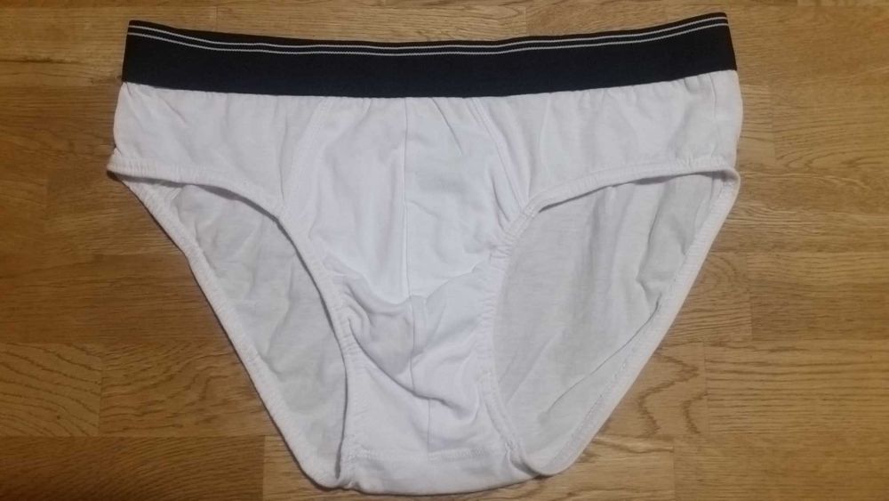 NOWE 3 sztuki PRIMARK slipy majtki M bawełna zestaw bawełniane męskie