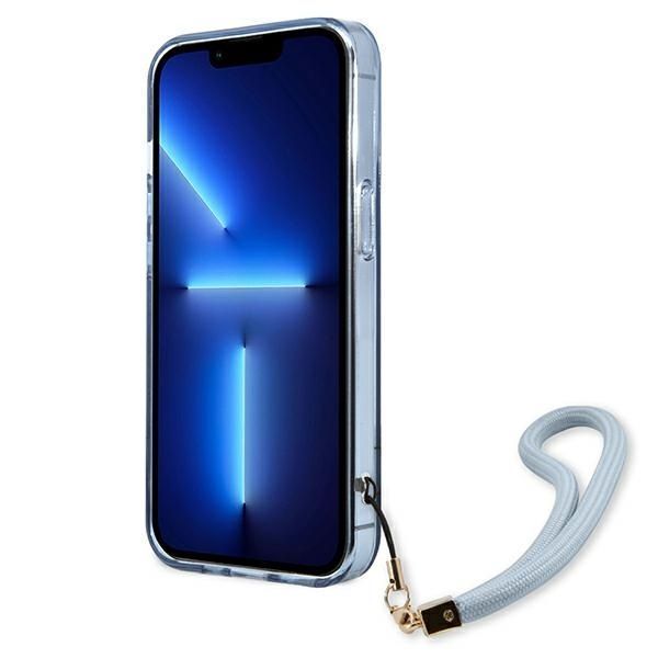 Etui Guess Translucent Stap do iPhone 13 Pro / 13, Niebieskie