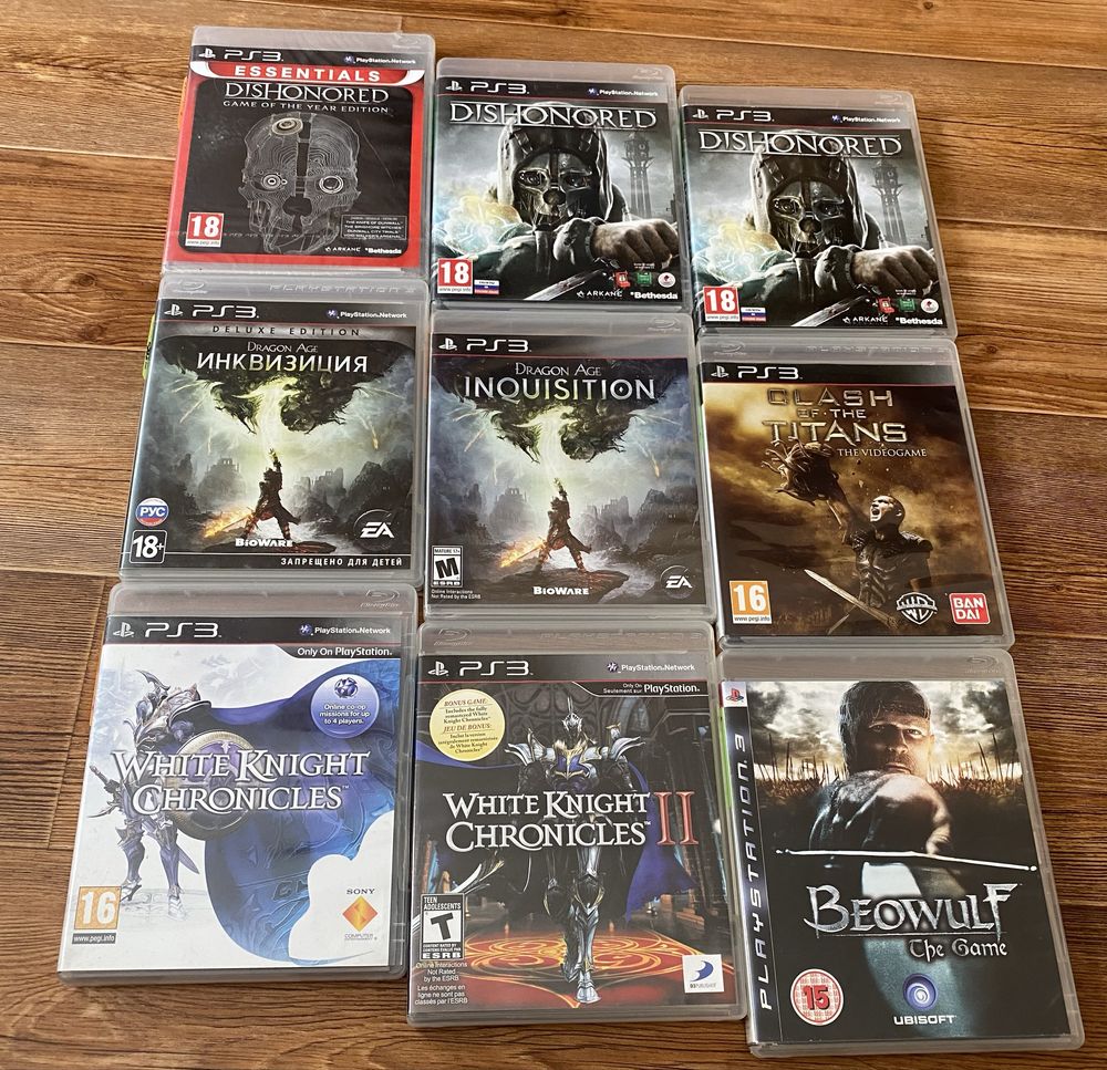Sony PS3: God of War, Assassin’s Creed, Diablo, Dragon Age, Dishonored