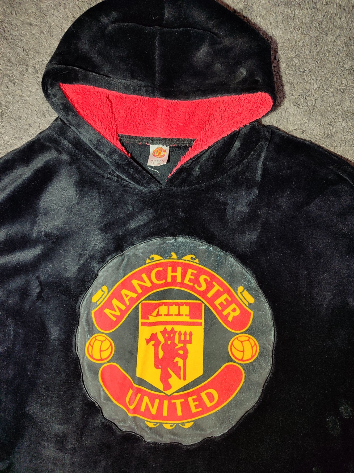 Флісова піжамна кофта-ковдра manchester united