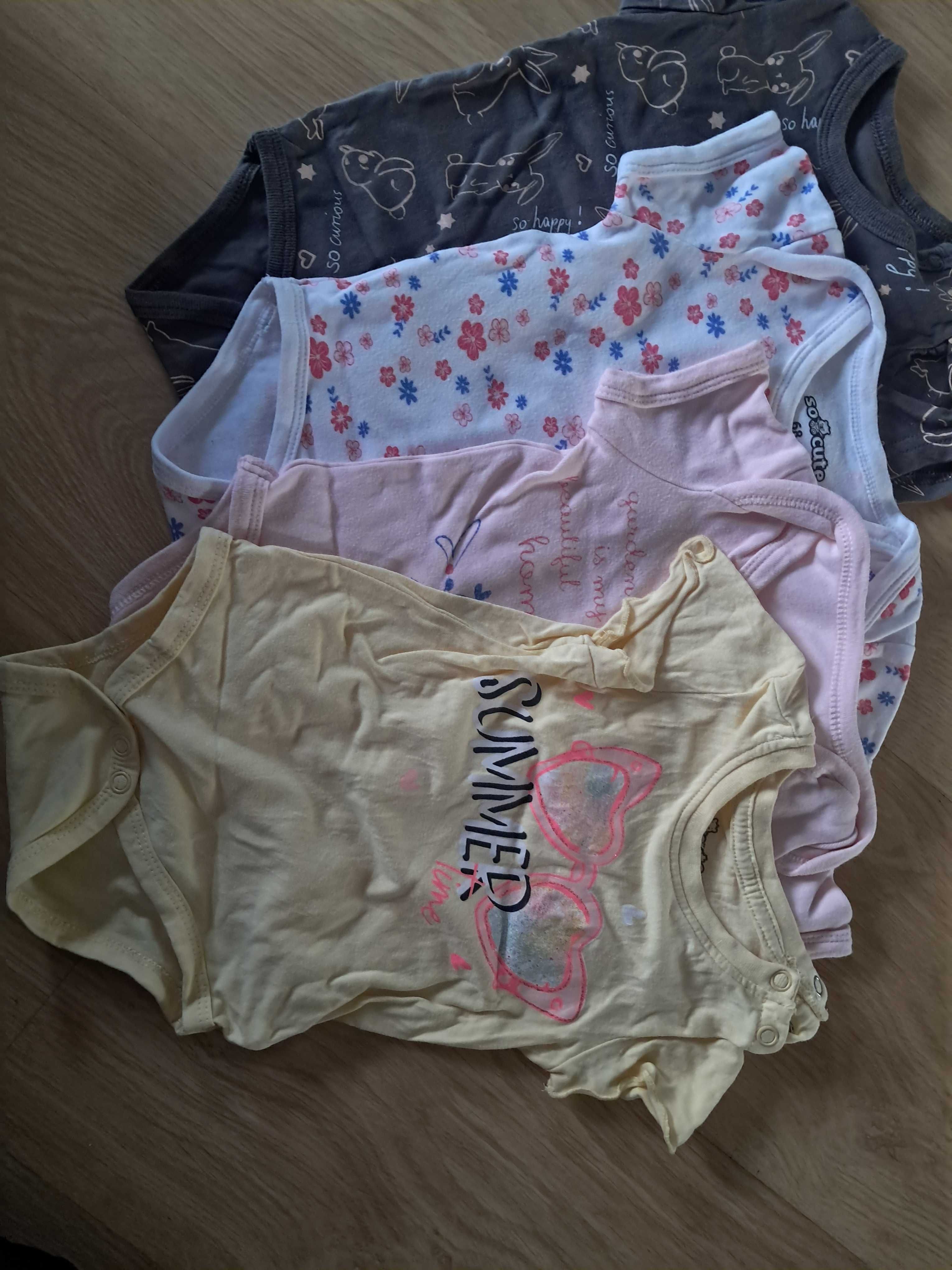 Body niemowlęce 68 cm krótki rękaw