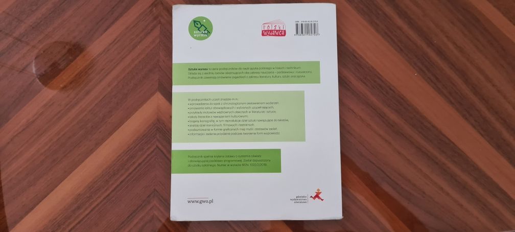 Język polski sztuka wyrazu 1 klasa,  cześć 2 renesans barok oświecenie