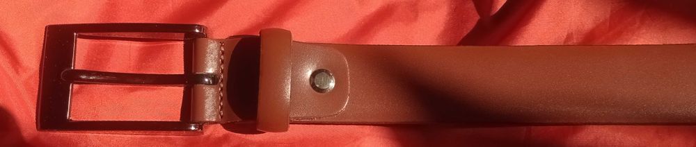 Pasek skórzany męski