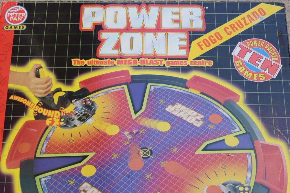 Antigo jogo "Power Zone" da Peter Pan Games