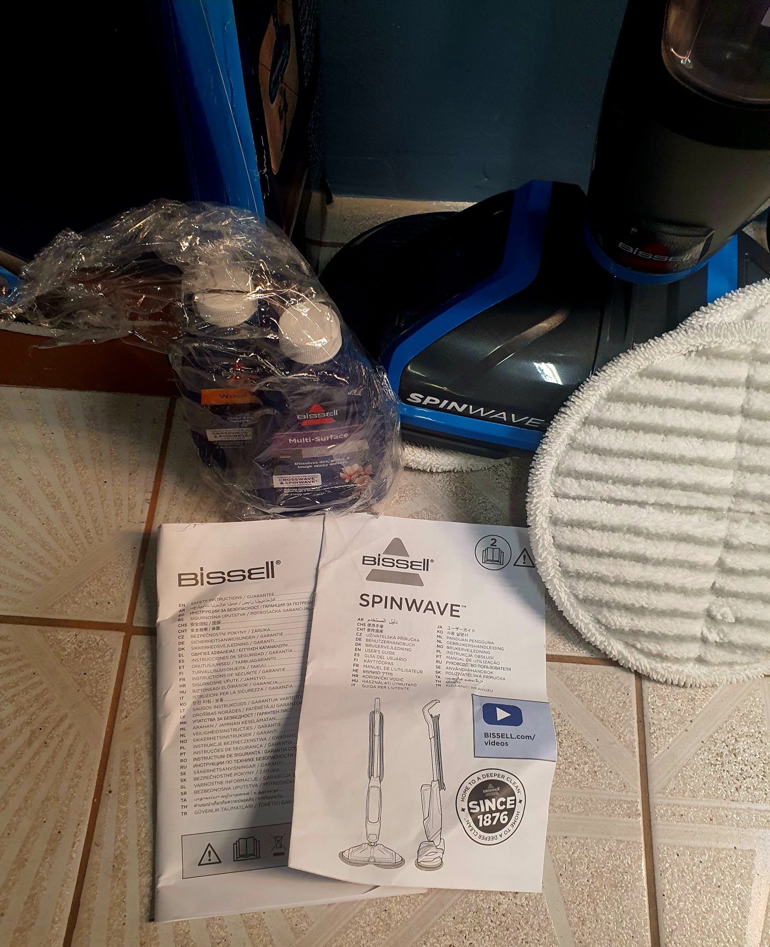 Mop obrotowy BISSELL 20522 SpinWave Elektryczny