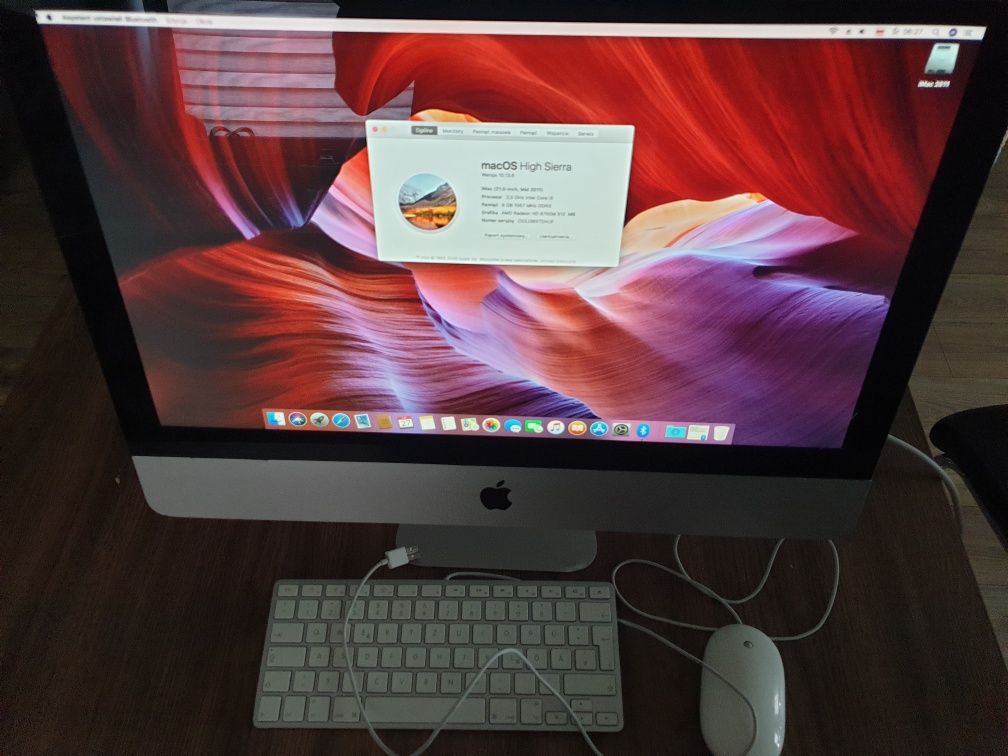 iMac Apple 21.5 cali  Mid 2011 A1311 i5 2.5 Ghz, 8 GB ,