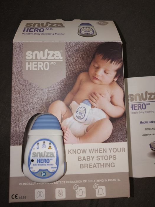 Snuza Hero monitor oddechu dla niemowląt dziecka wyprawka dla dziecka