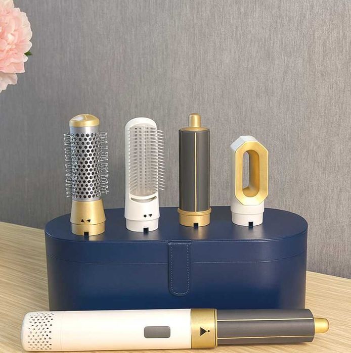 Стайлер фен для волосся 5в1 коробка чохол нагрівання інфрачервоне