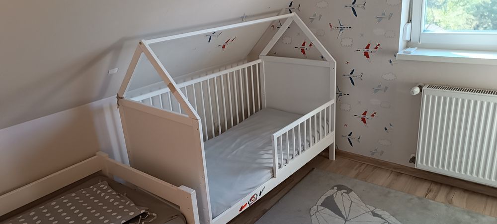 Łóżeczko+materac 140x70 rośnie z dzieckiem 0+ do 5lat