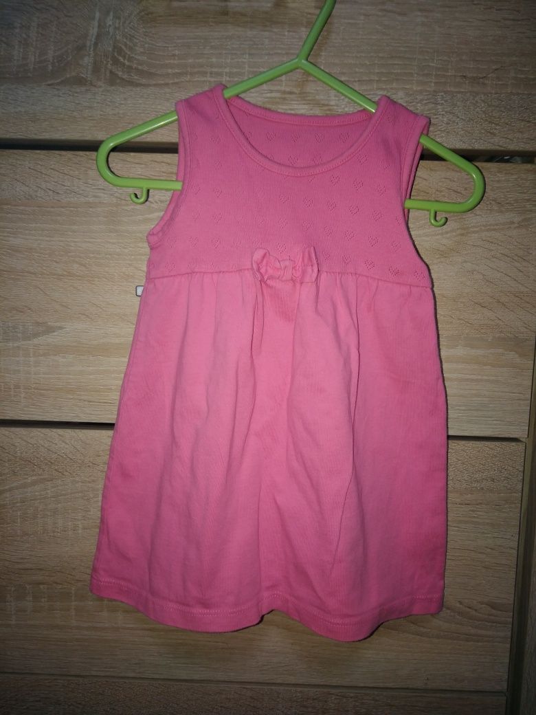 Trzy Sukienki H&M F&F rozmiar 68-74 cm 80 cm