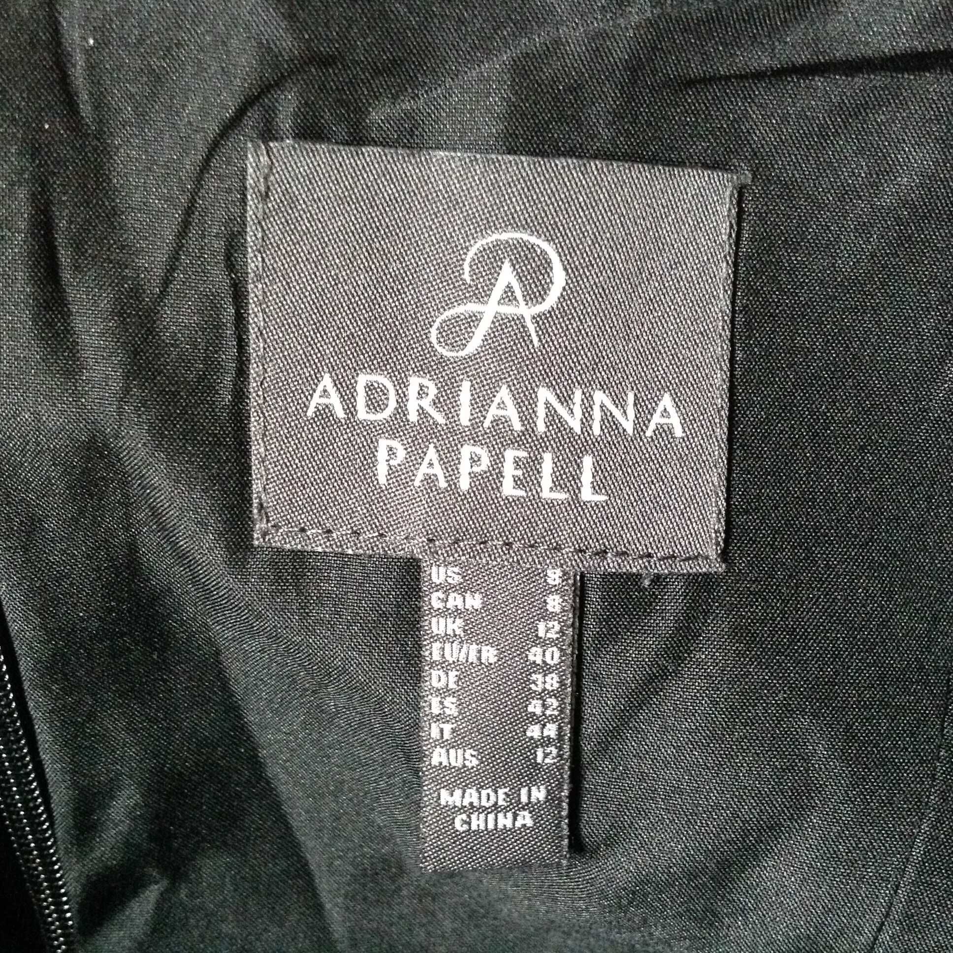 Женское платье Adrianna Papell на молнии Размер 8