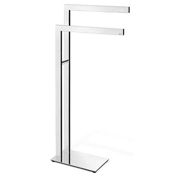 LINEA – Toalheiro Duplo de Pé da ZACK em Preto (Novo)