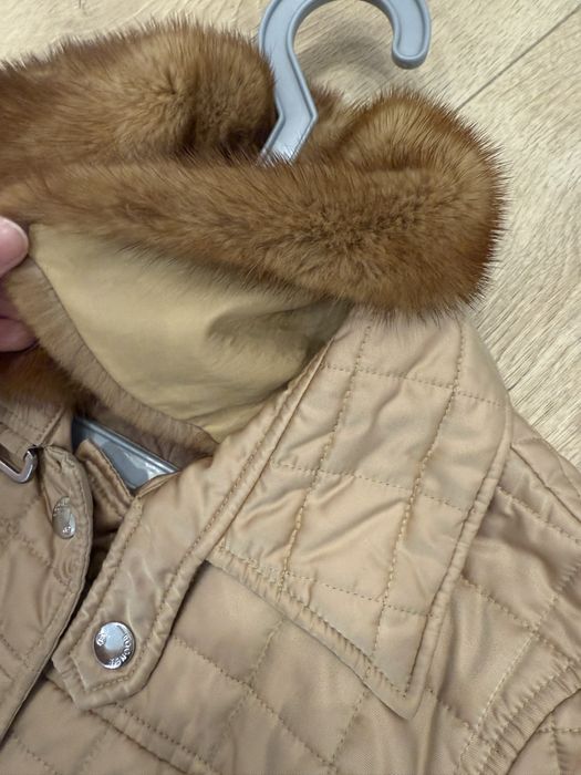 Пальто Bogner c мехом норки