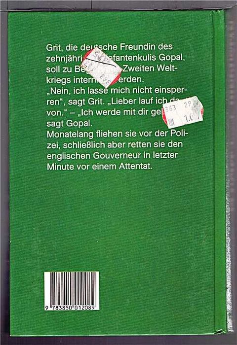 FLUCHT DURCH HINDUSTAN Herbert Tichy - dla dzieci po niemiecku