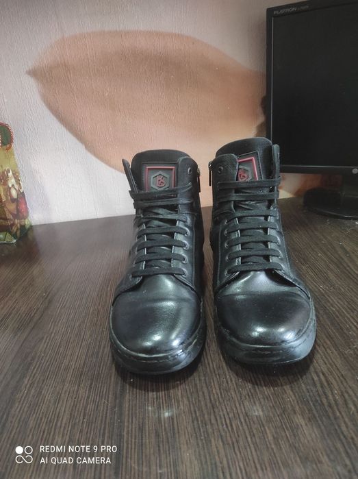 Високi кеди Эко кожа застiбка молнiя збоку