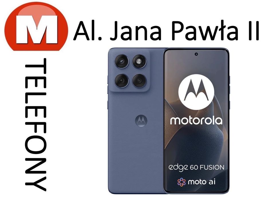 NOWE Motorola Edge 60 Fusion 8/256GB AL JANA PAWŁA