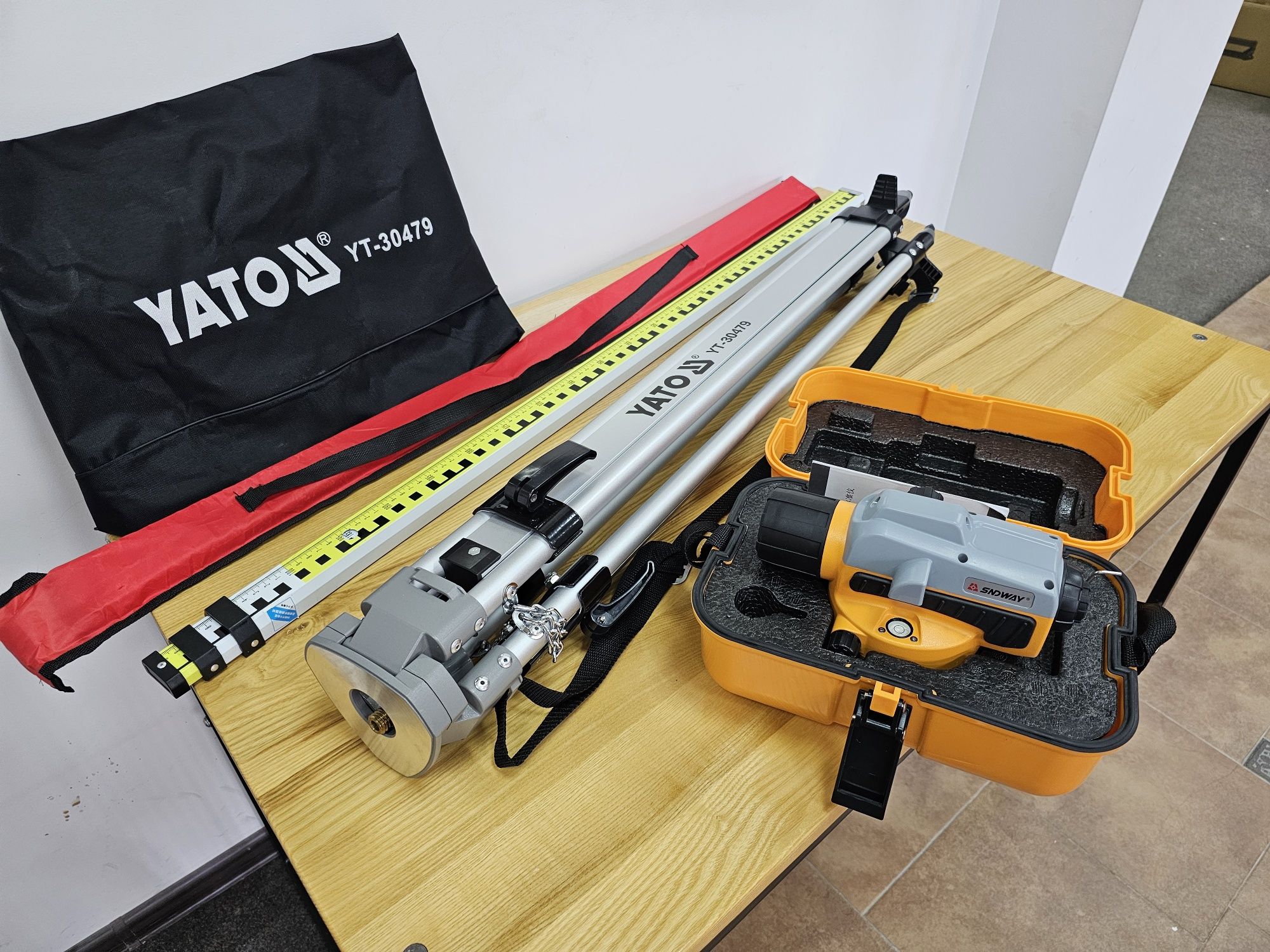 Комплект Штатив Yato +Нивелир оптический 32Х +Рейка 3м Гарантия