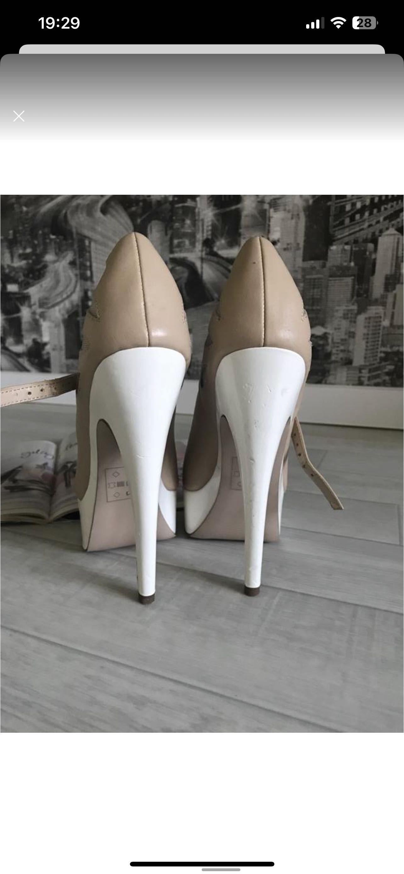 Asos platform pump heels оригінальні туфлі на високому каблуці