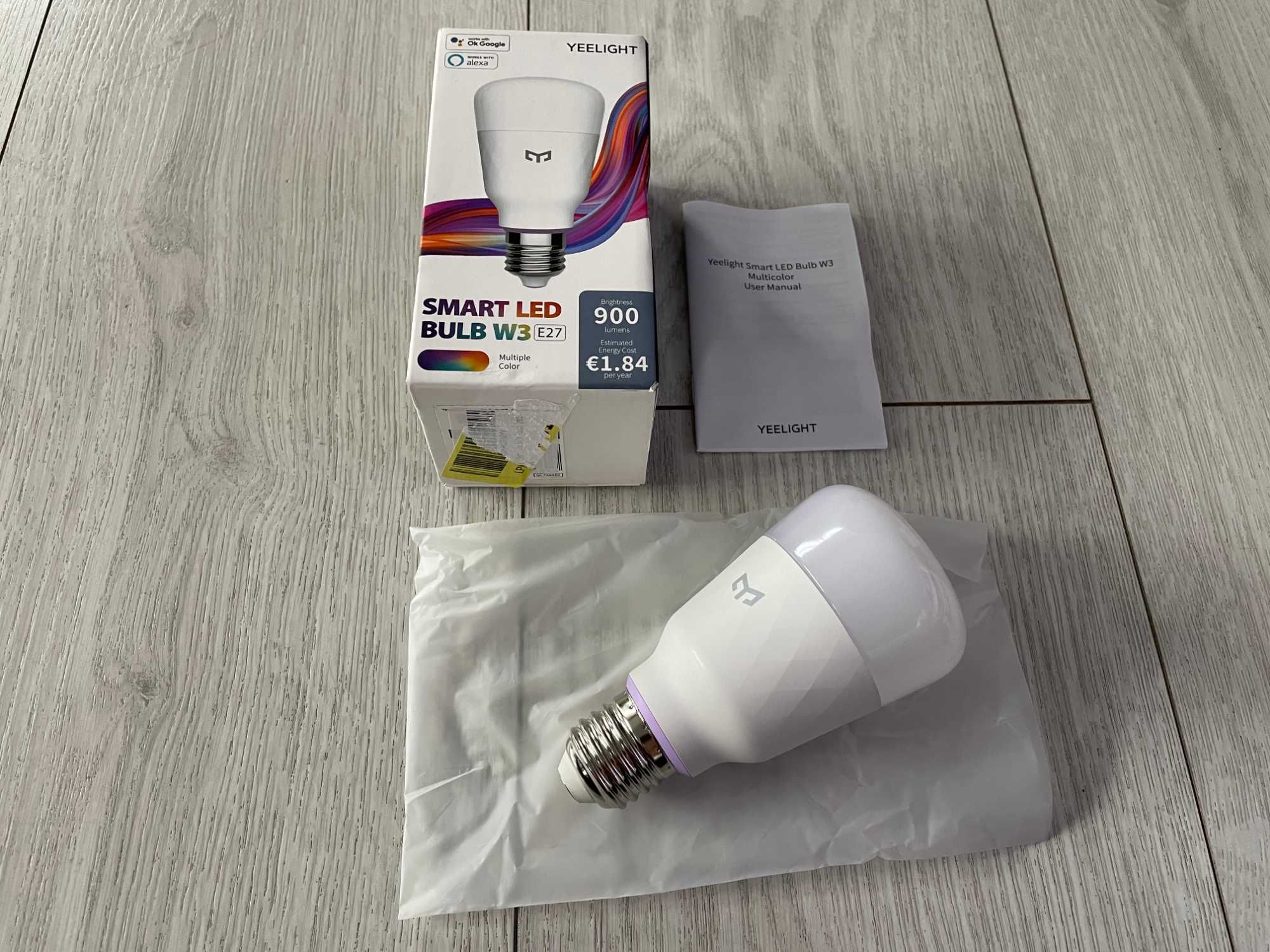 Okazja Smart Zarowka Yeelight Smart LED Bulb W3 E27 8W RGB Jaworzno.