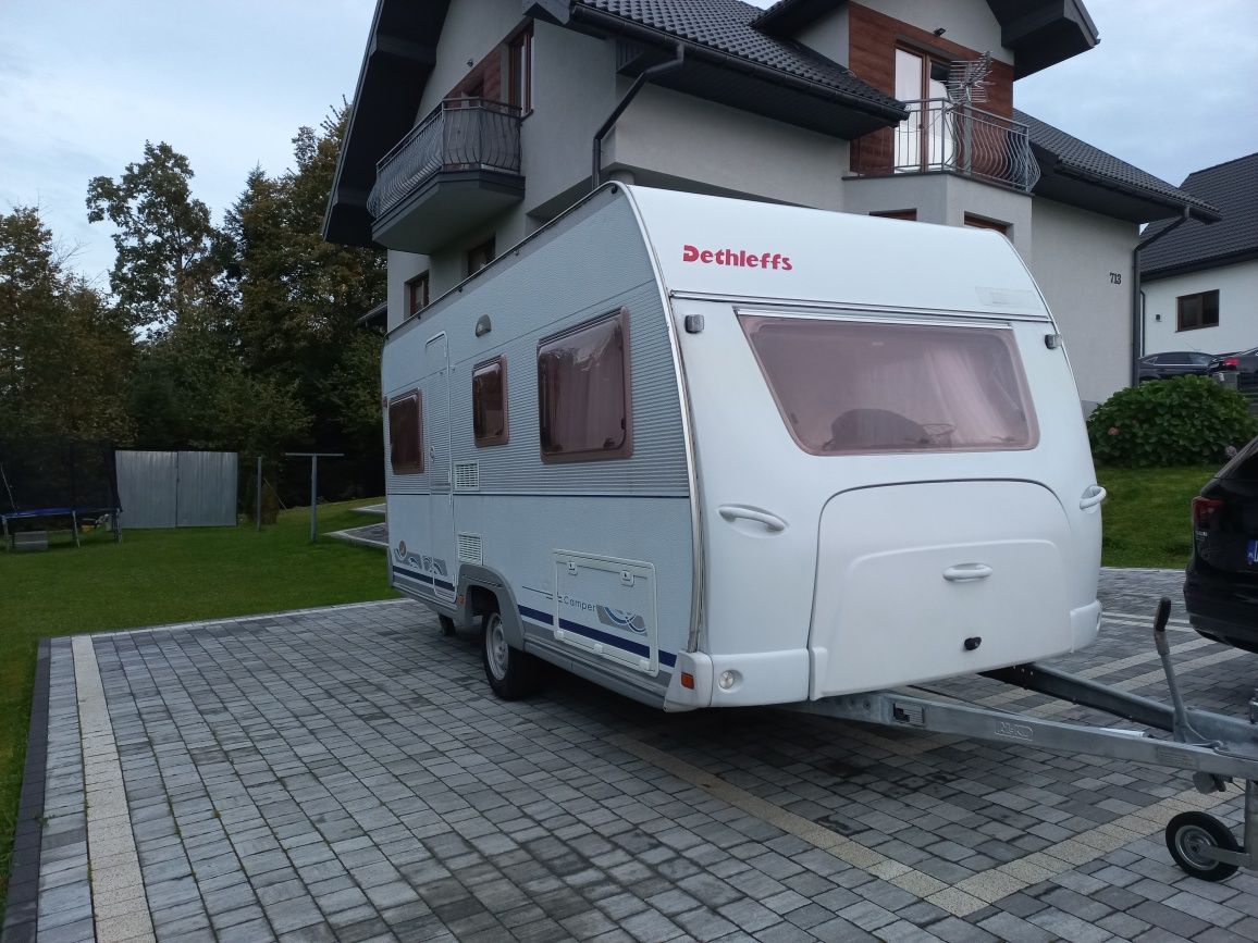 Przyczepa kempingowa Dethleffs camper duzy przedsionek