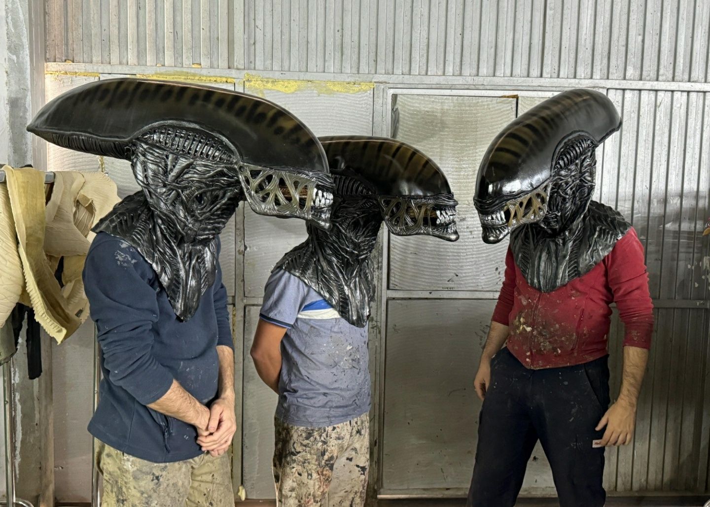 Máscara Alien Xenomorph Premium em Látex