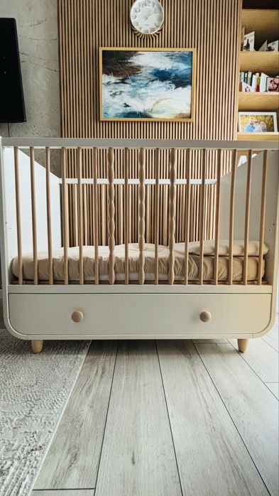 Łóżeczko Myllra 60x120 + przewijak ZESTAW jak nowy IKEA