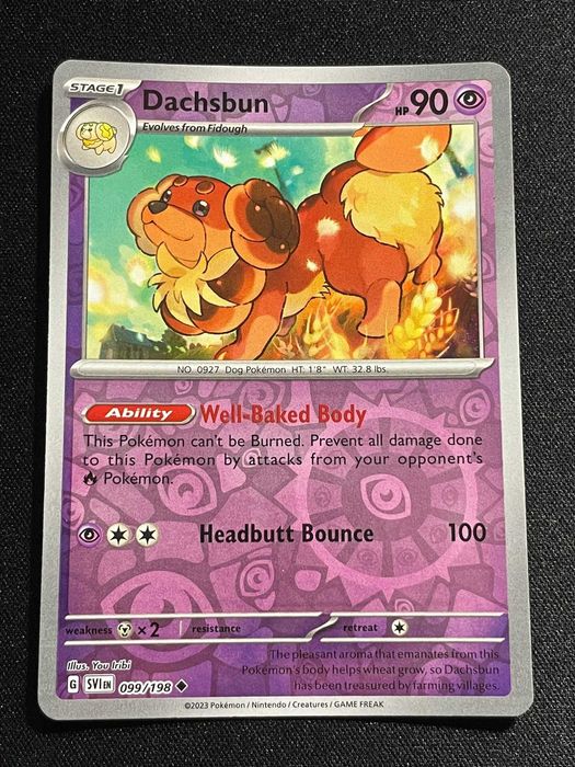 Carta Pokémon DachsBun 99/198 Scarlet & Violet