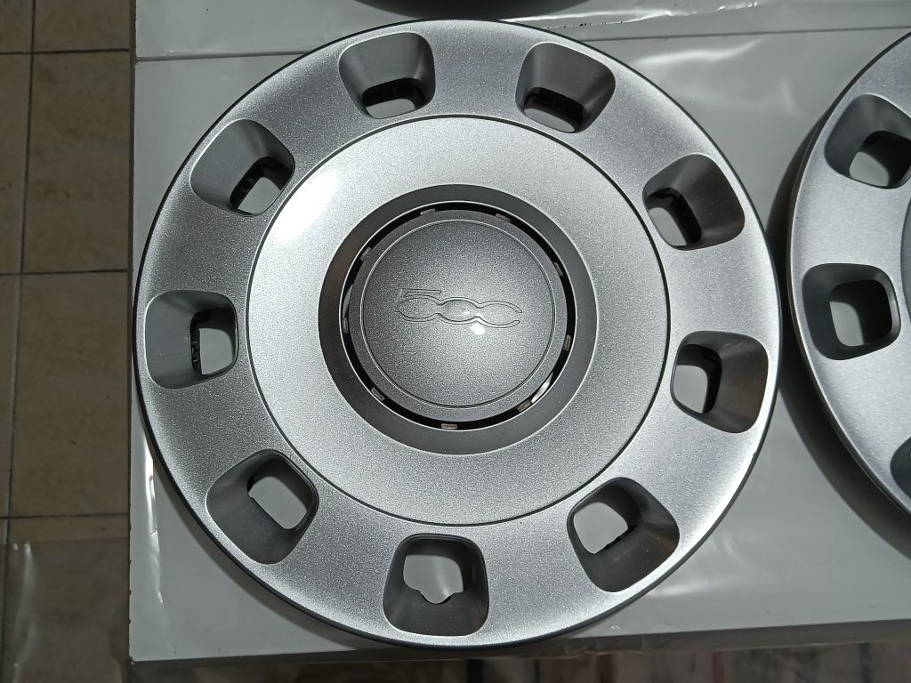 Fiat 500 tampões de roda 14"