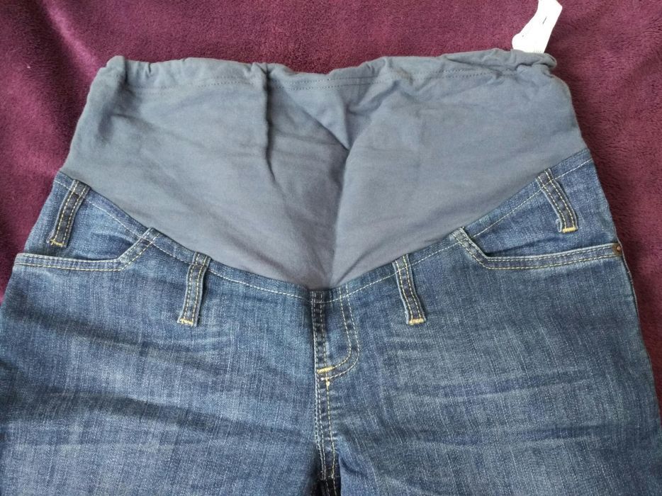 Jeansy, spodnie ciążowe, rozmiar L