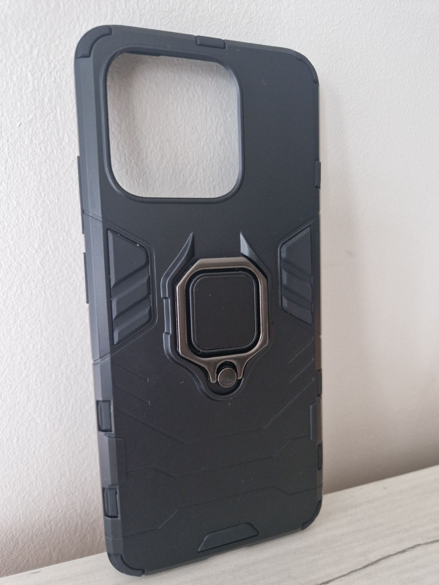 Ring Armor Case do Xiaomi Redmi 12C/11A Czarny