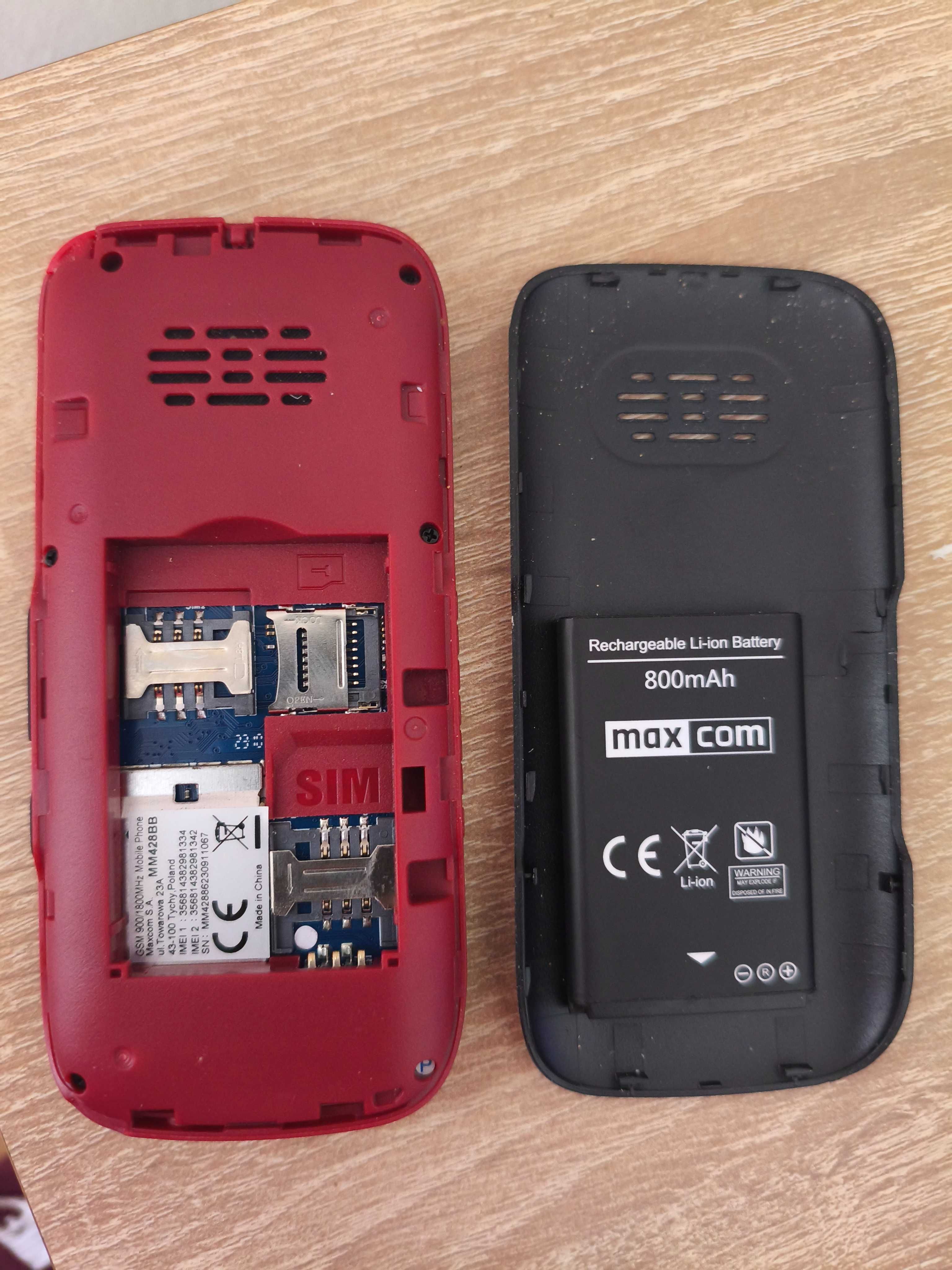 Telefon dla seniora Maxcom MM428BB
