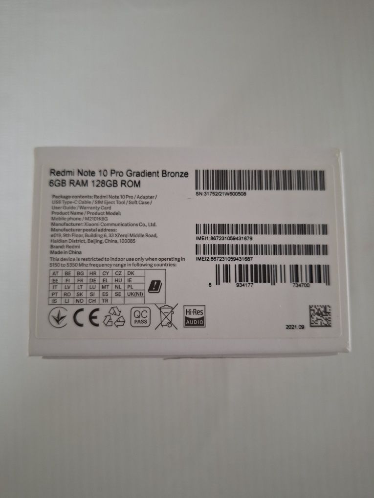 Redmi Note 10 Pro