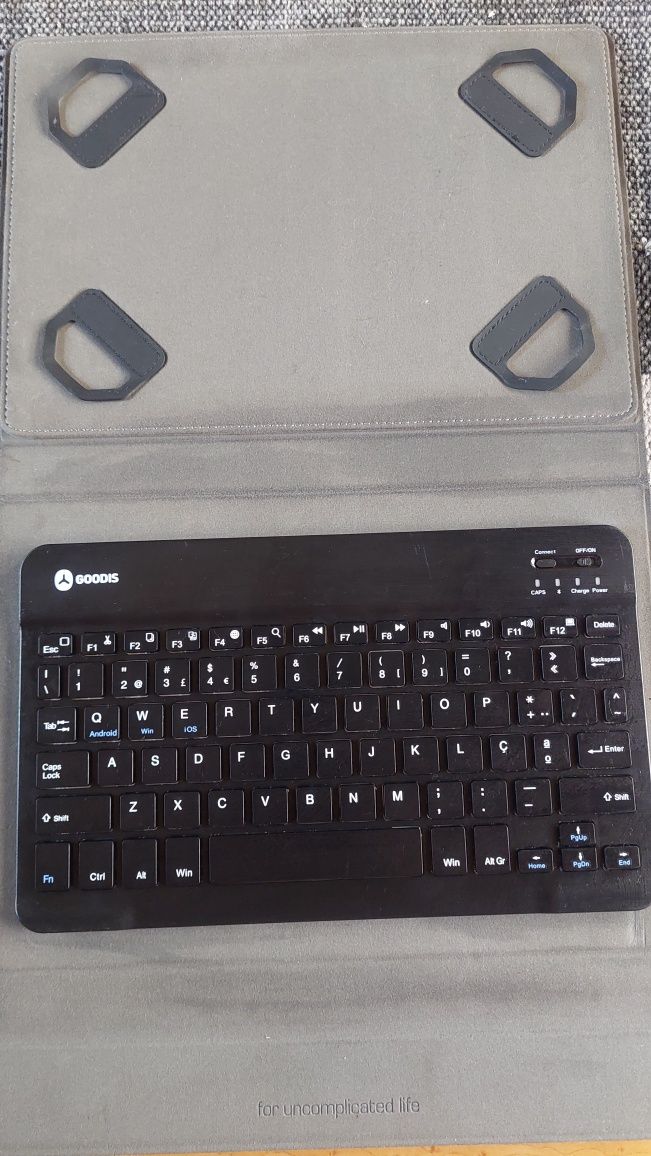 Capa teclado Universal Bluetooth