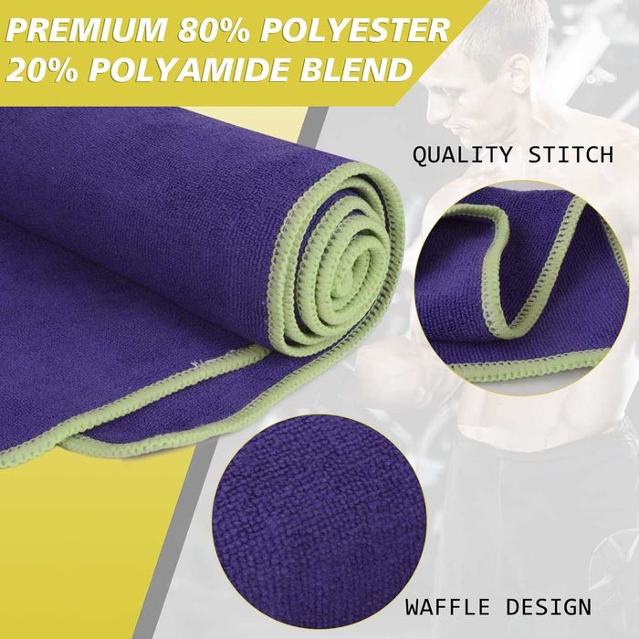 Profesjonalny ręcznik na siłownię, 3szt wykonany w 100% z mikrofibry .