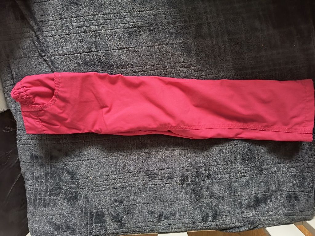 Komplet spodnie ocieplane i kurtka rozmiar 98/104