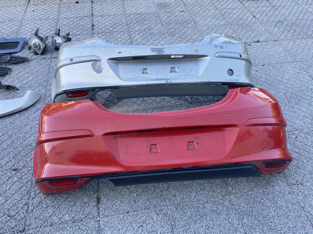 Material OPC para Opel Astra H GTC lip aileron embaladeiras farolins
