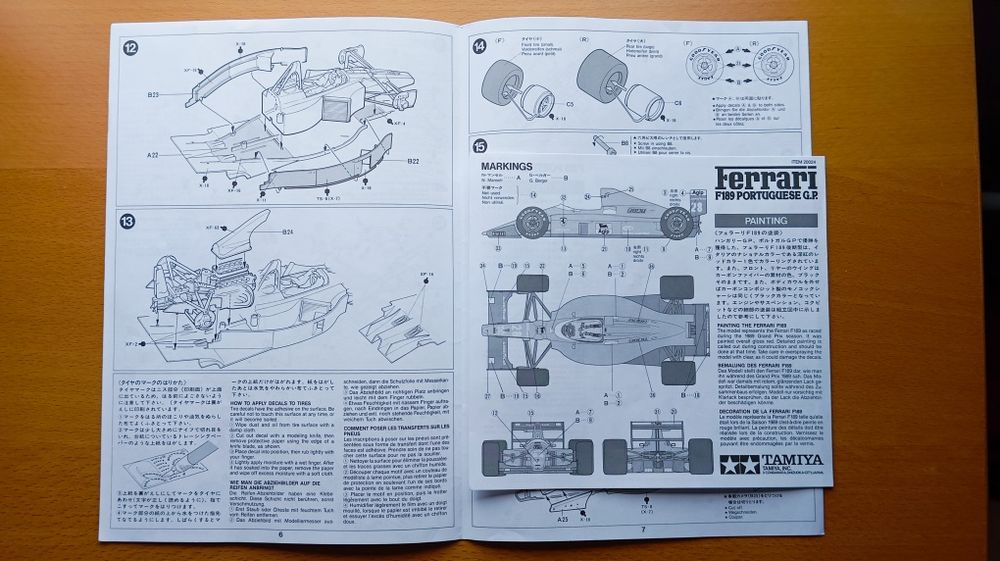 Tamiya Ferrari F189 Portuguese G.P.