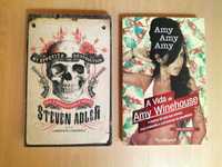 Livros Steven Adler e Amy Winehouse